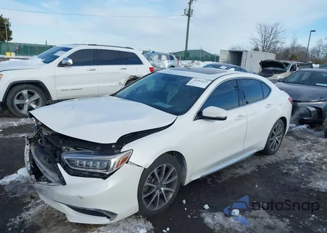 2018 Acura Tlx Tech Pkg from USA, damaged, VIN 19UUB2F5XJA006038